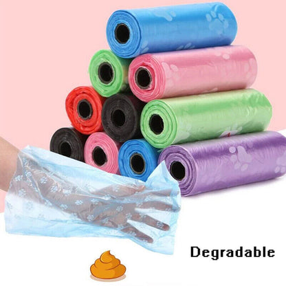 1500PCS Rolls Biodegradable Dog Poo Bag Pet Waste Poop Pick up Garbage Bags